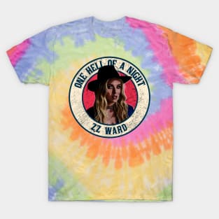 Retro Style Fan Art Design ZZ Ward One  Hell  A Night T-Shirt